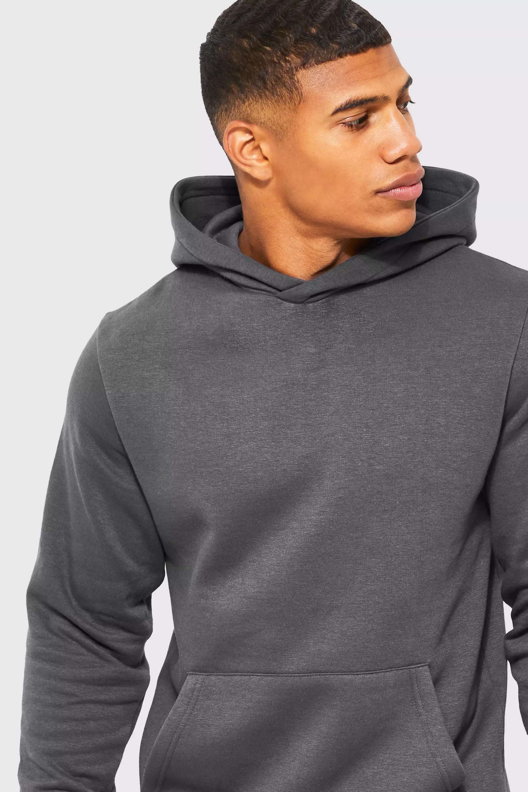 Lightweight Slim Fit Hoodie boohooMAN USA